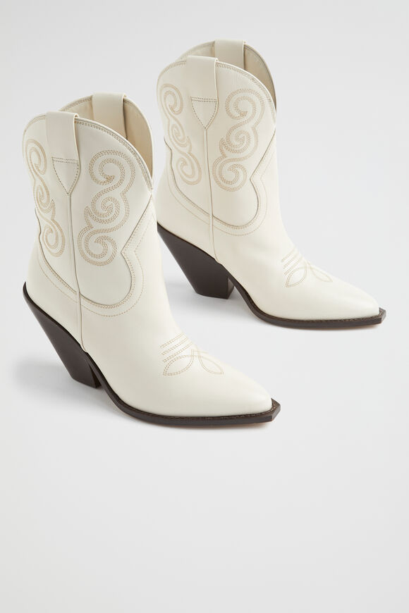 Eleanor Western Boot  Bone  hi-res