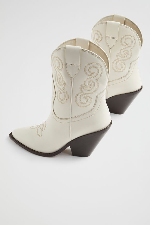 Eleanor Western Boot  Bone  hi-res
