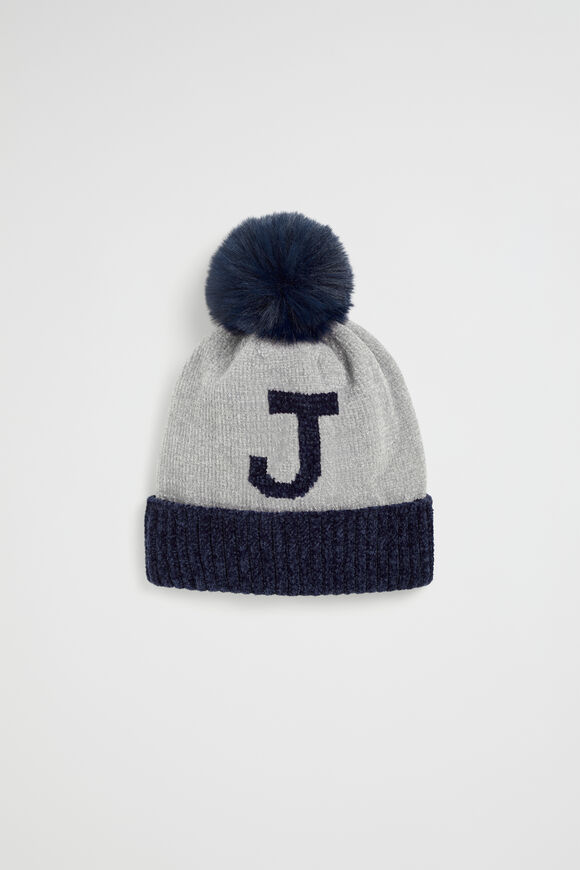 Initial Beanie  J  hi-res