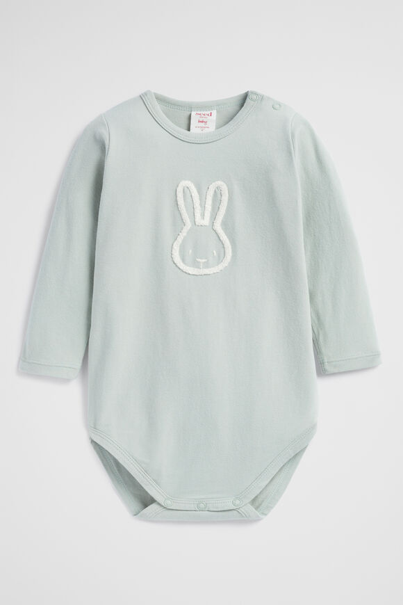 Bunny Bodysuit  Sage  hi-res