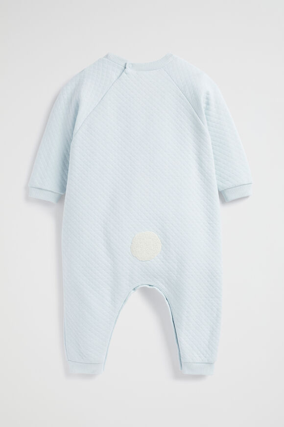Quilted Bunny Jumpsuit  Ice Blue  hi-res
