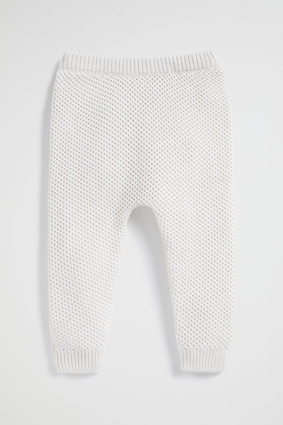 Textured Knit Legging  Snow Marle  hi-res