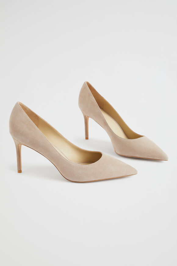 Nina Pointed Pump  Storm Suede  hi-res