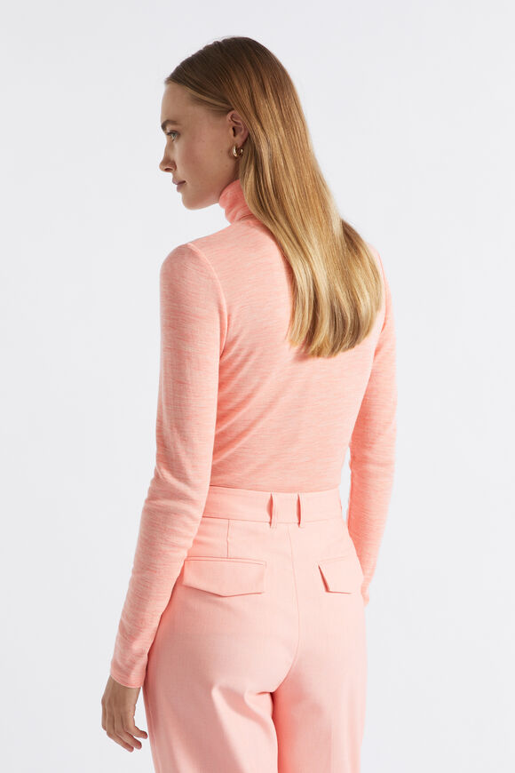 Babywool Roll Neck Top  Pale Peony Marle  hi-res