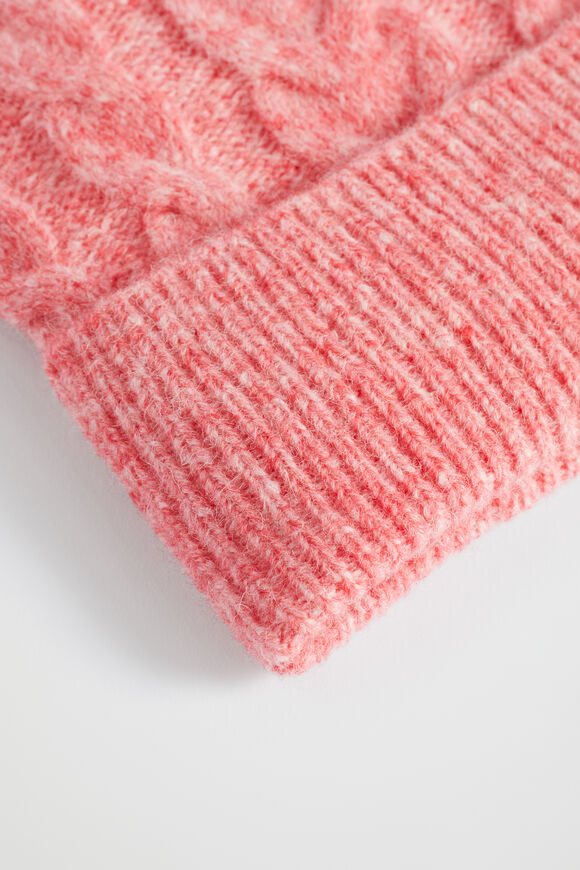 Cable Knit Beanie  Primrose Marle  hi-res