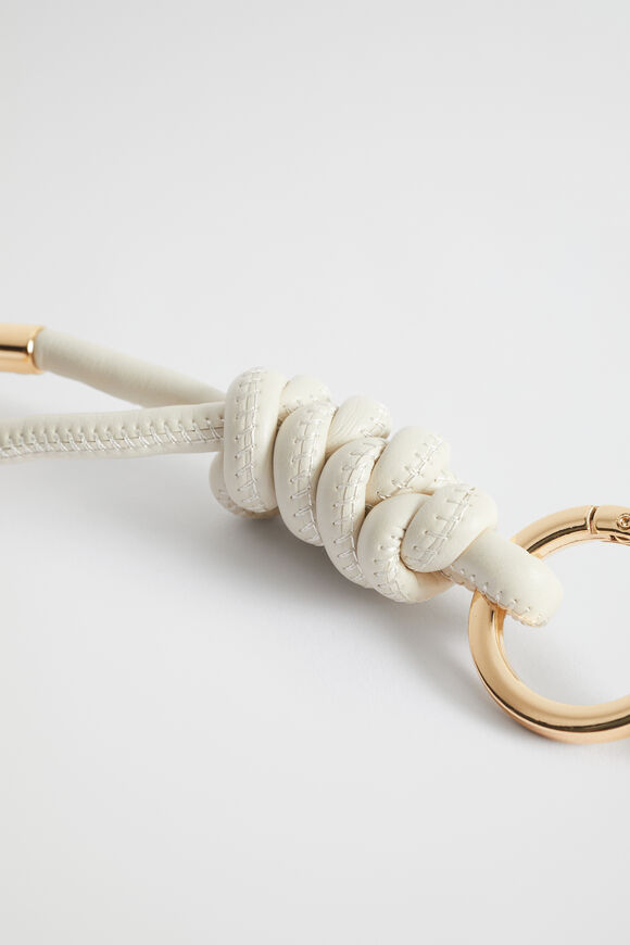Knot Keyring  Bone  hi-res