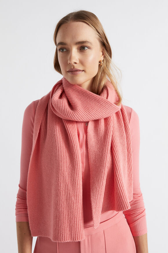 Rib Knit Scarf  Primrose  hi-res