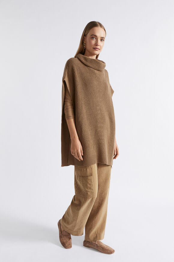 Pullover Poncho  Deep Brass  hi-res