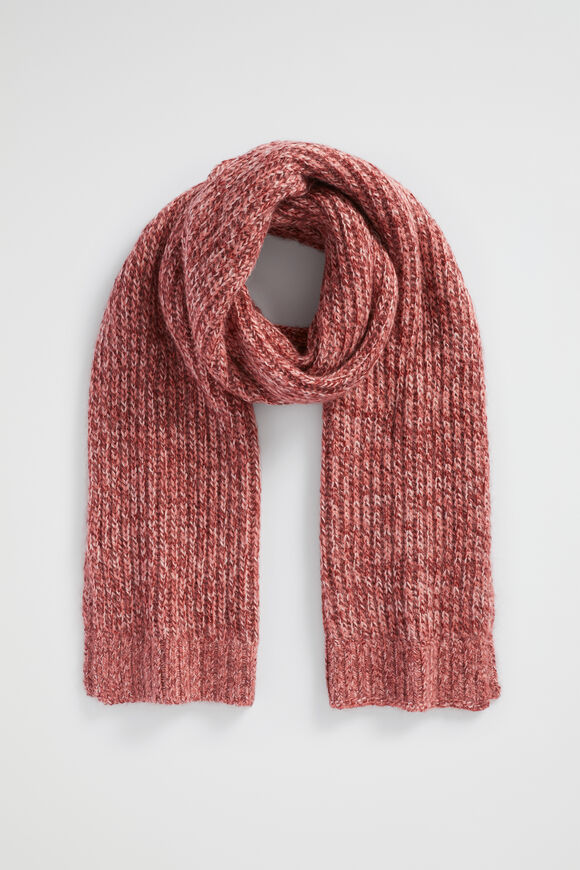 Multi Twist Knit Scarf  Sangria Primrose Twist  hi-res