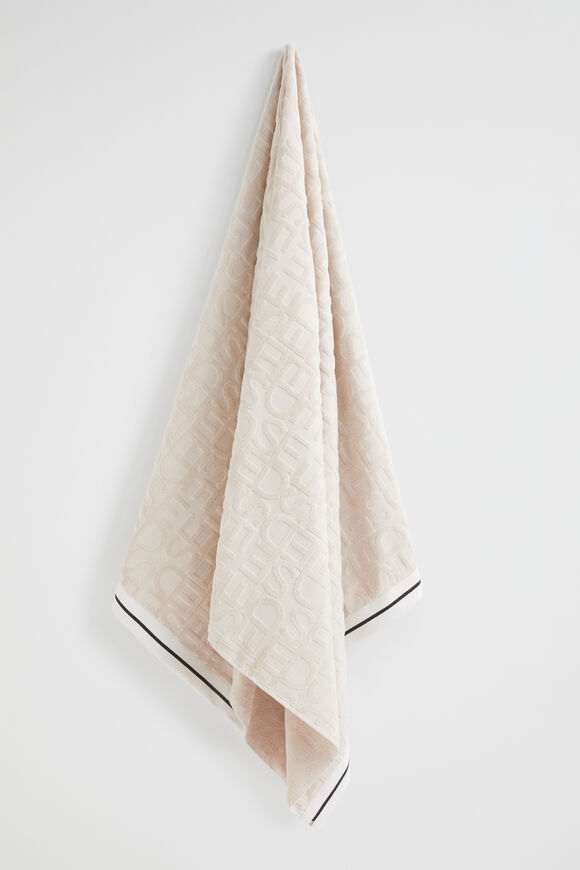 Seed Logo Beachtowel  Stone  hi-res