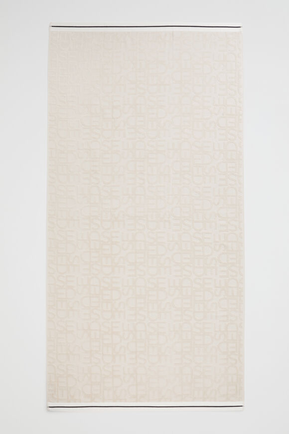 Seed Logo Beachtowel  Stone  hi-res