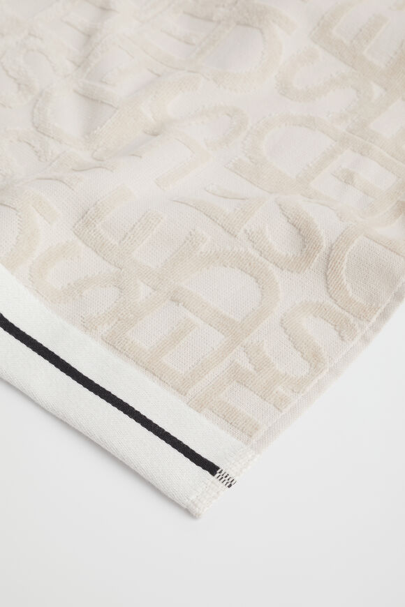 Seed Logo Beachtowel  Stone  hi-res