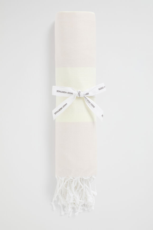 Cotton Turkish Towel  Lemon  hi-res