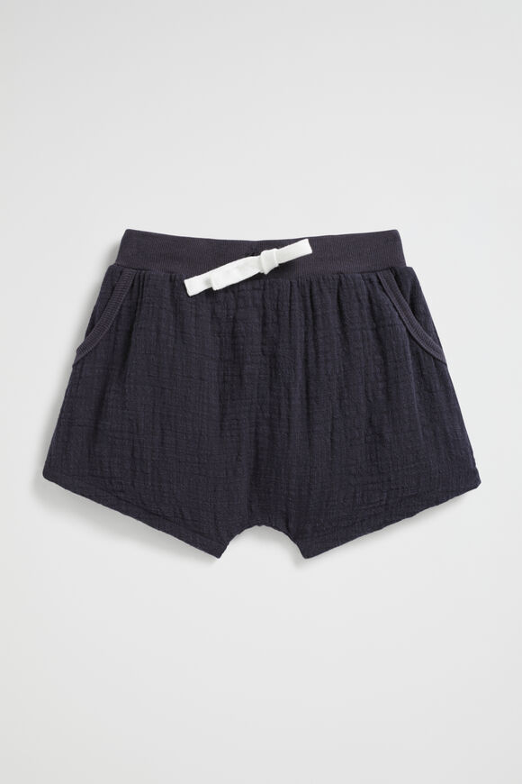 Cheesecloth Harem Short  Midnight Blue  hi-res