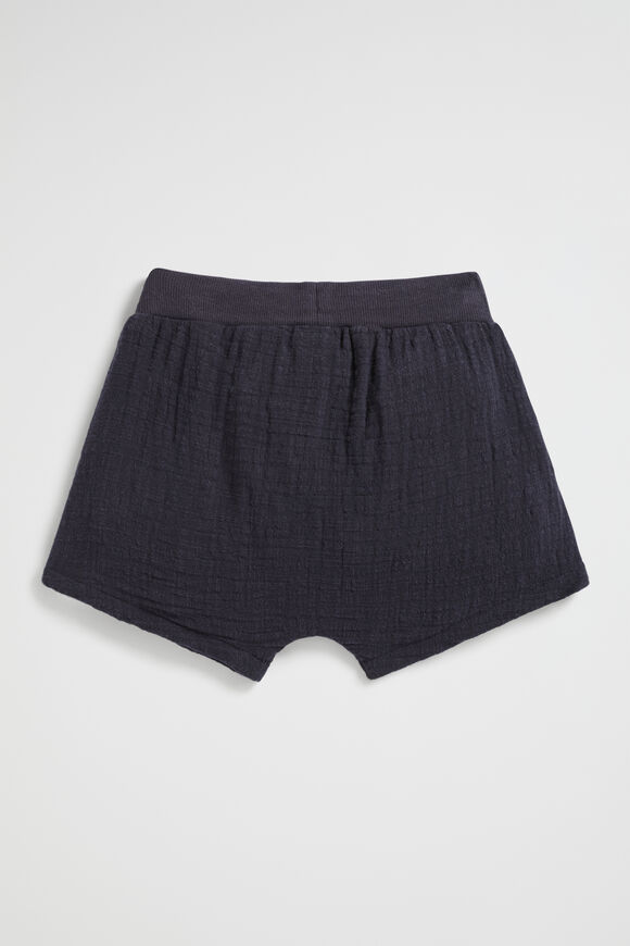 Cheesecloth Harem Short  Midnight Blue  hi-res