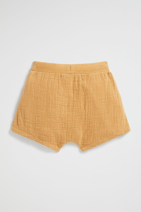 Cheesecloth Harem Short  Sandalwood  hi-res