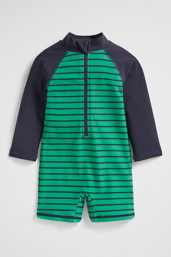 Stripe Rashsuit  Palm Green  hi-res