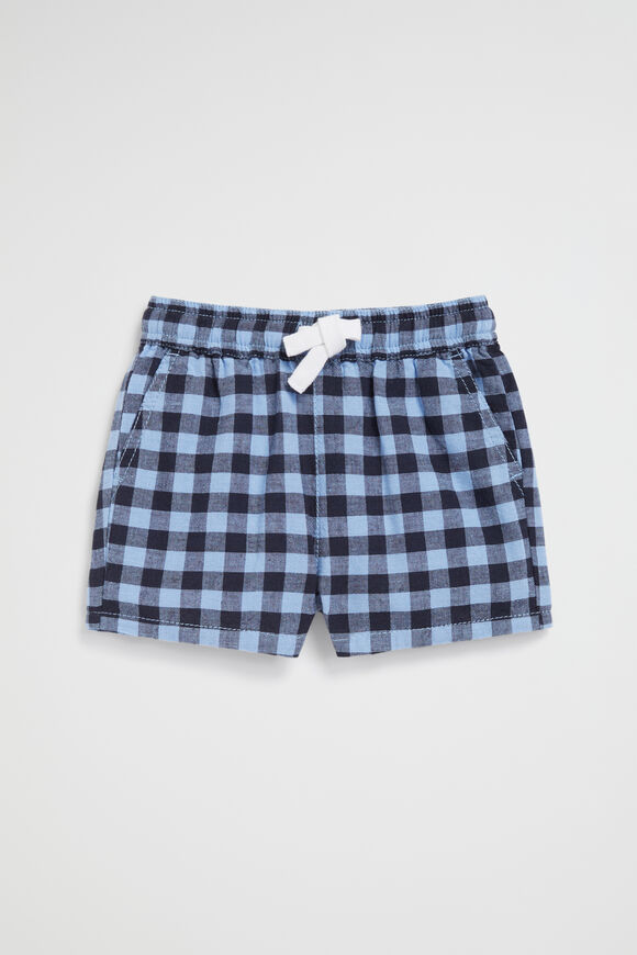 Gingham Short  Periwinkle  hi-res