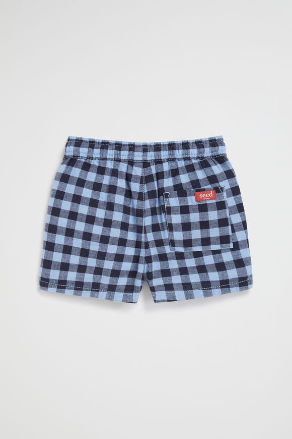 Gingham Short  Periwinkle  hi-res