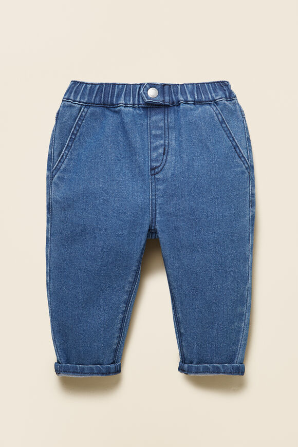 Denim Jogger Jean   Mid Wash  hi-res