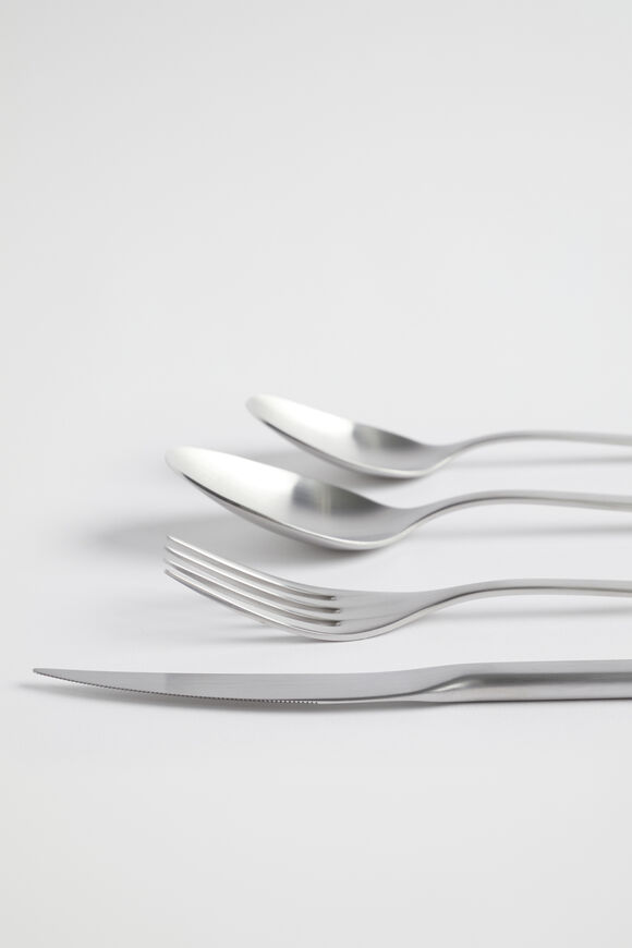 Rae 16 Piece Cutlery Set  Silver  hi-res