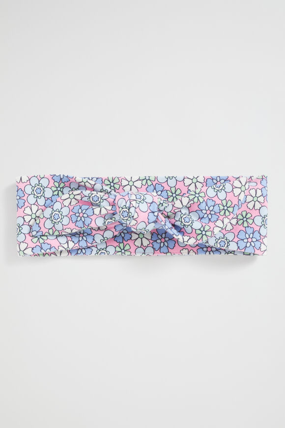 Ditsy Fabric Tie Headband  Multi  hi-res