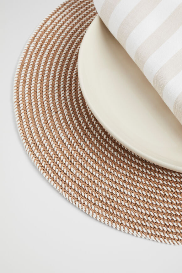 Round Placemat Set of 4  Terracotta  hi-res