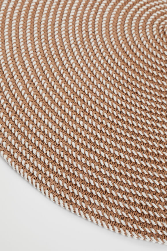 Round Placemat Set of 4  Terracotta  hi-res