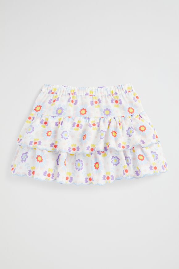 Scalloped Tier Skirt  Multi  hi-res