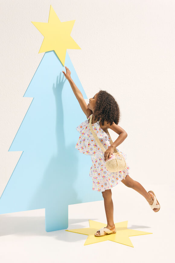 Scalloped Tier Skirt  Multi  hi-res
