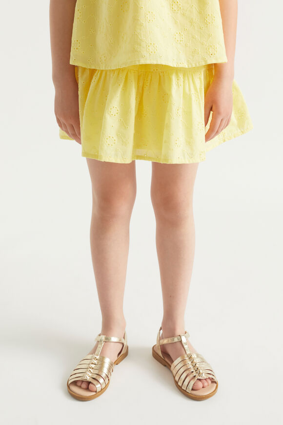 Floral Openwork Skirt  Sunshine  hi-res