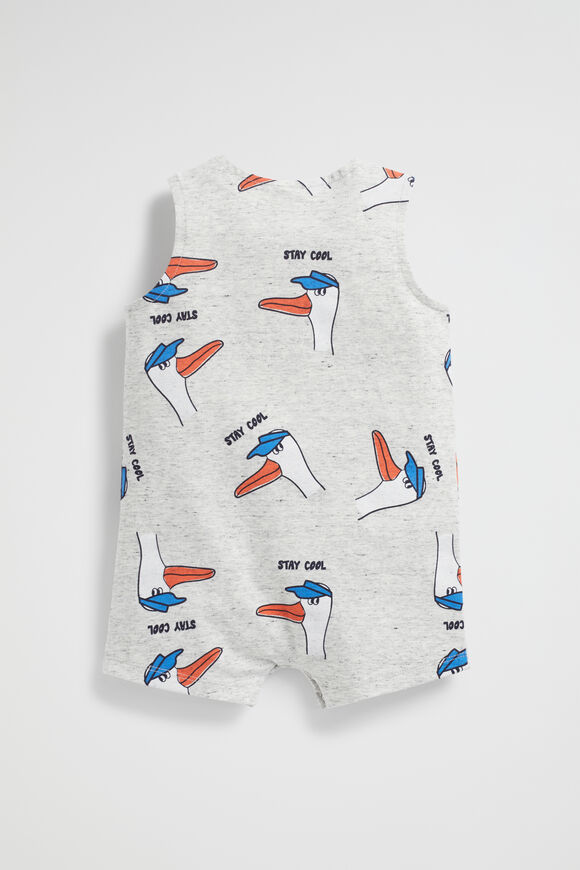 Seagull Romper  Cloudy Marle  hi-res