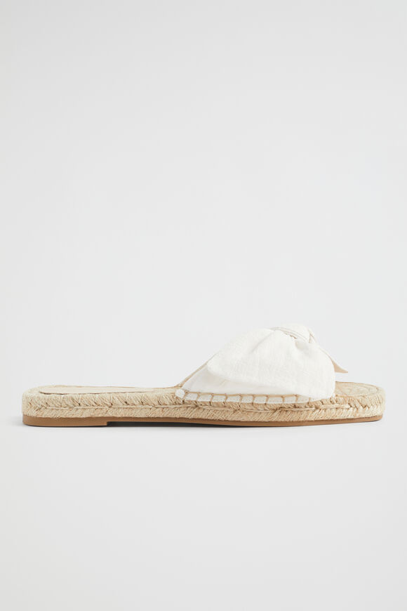 Sandra Knot Espadrille  White  hi-res