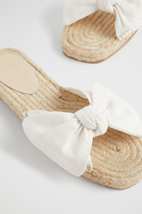 Sandra Knot Espadrille  White  hi-res