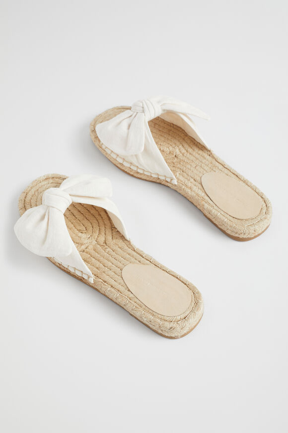 Sandra Knot Espadrille  White  hi-res