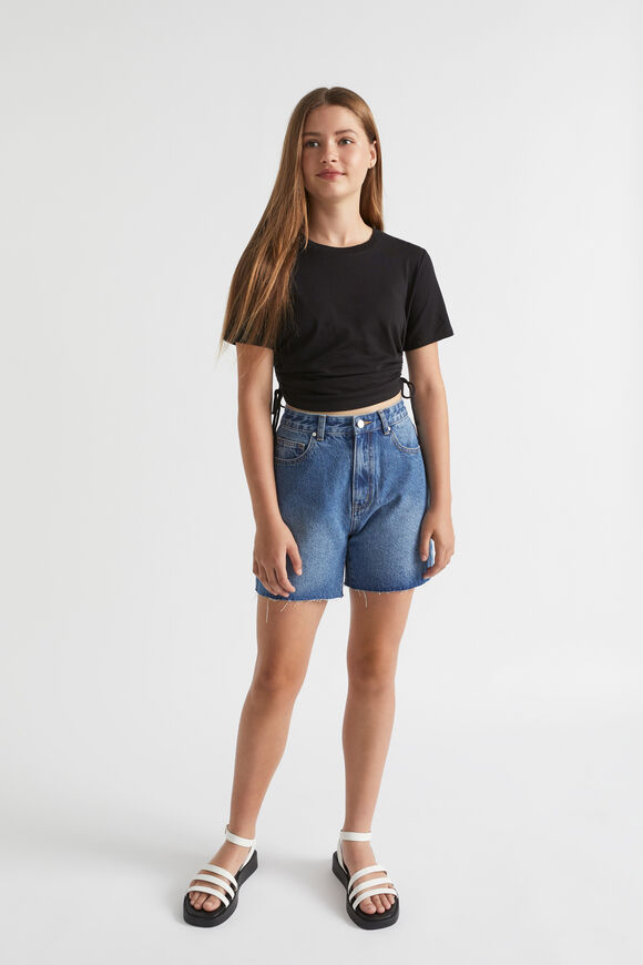 Boyfriend Denim Short  Classic Blue  hi-res