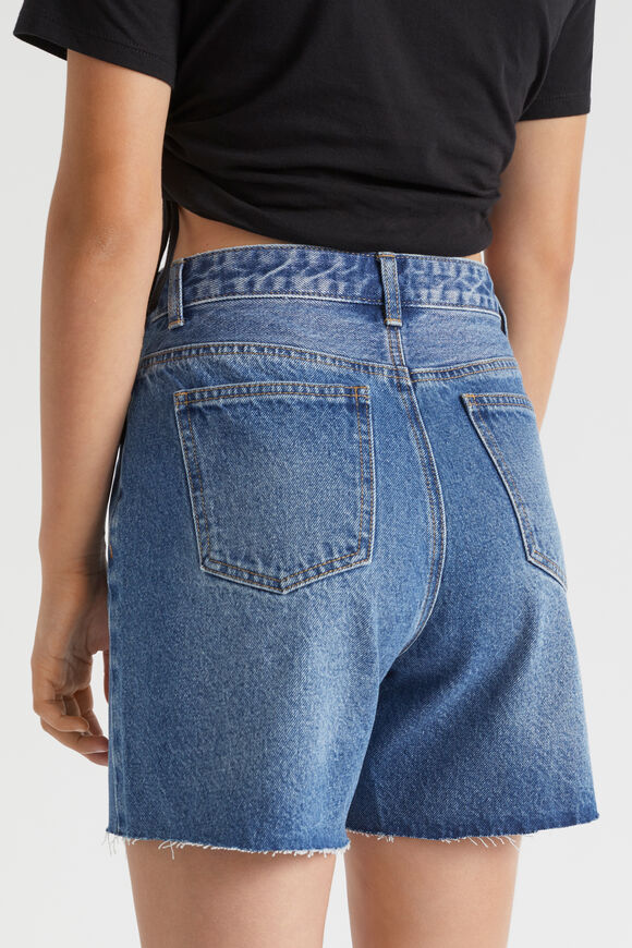 Boyfriend Denim Short  Classic Blue  hi-res