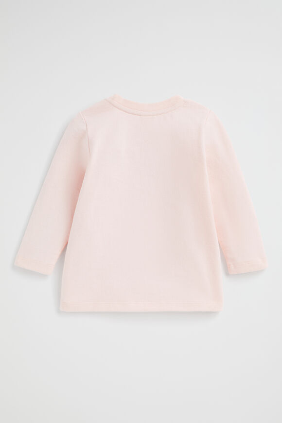 Core Logo Rugby Tee  Dusty Rose  hi-res