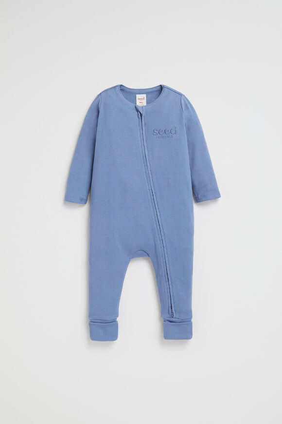 Core Logo Zipsuit  Indigo  hi-res