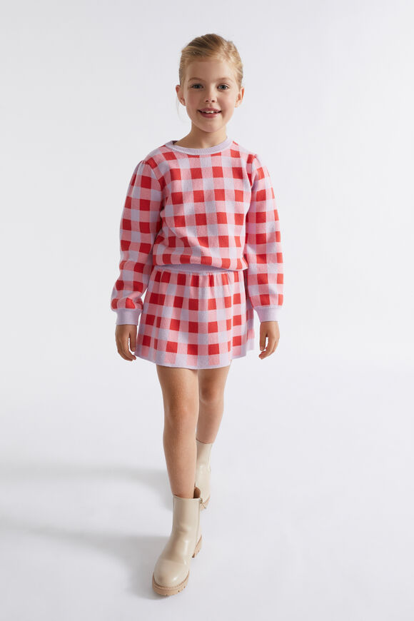 Gingham Skirt  Orchid  hi-res