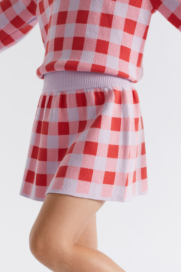 Gingham Skirt  Orchid  hi-res