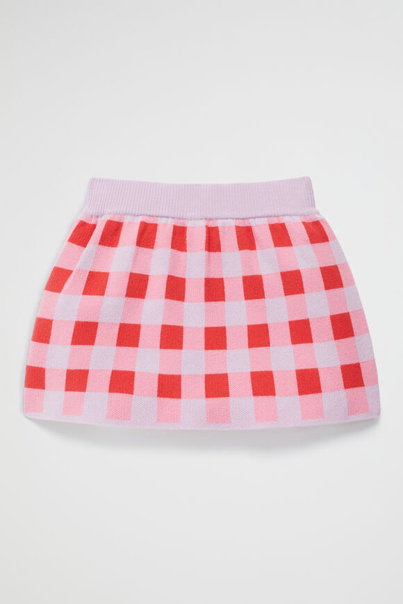 Gingham Skirt  Orchid  hi-res