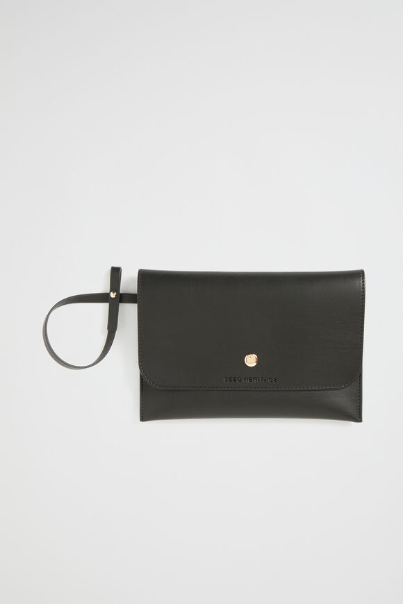 Knitted Tote  Black  hi-res