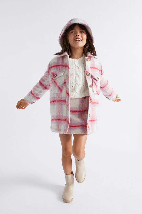 Brushed Wool Skirt  Camelia  hi-res