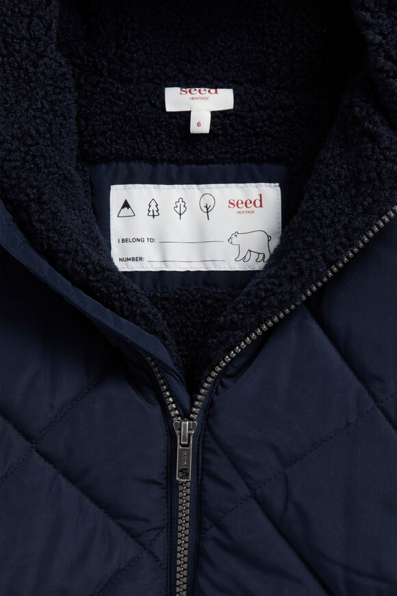 Quilted Anorak  Midnight Blue  hi-res