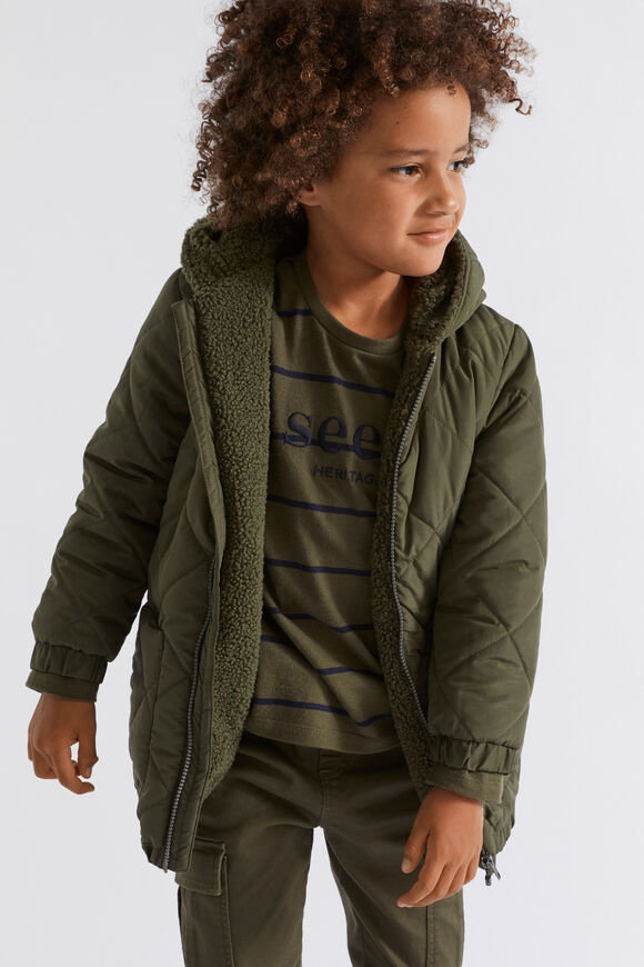 Quilted Anorak  Pine  hi-res