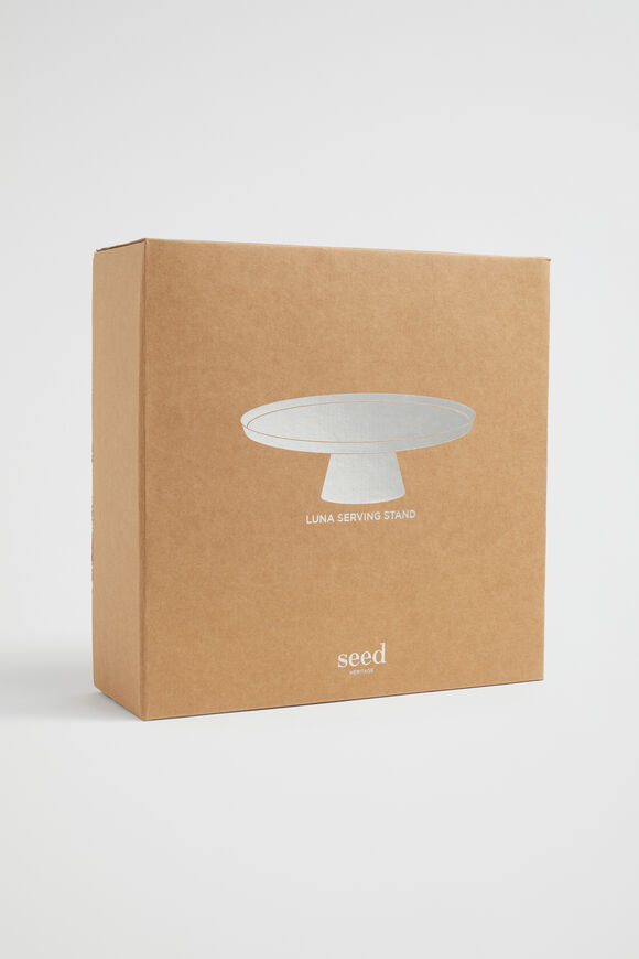 Luna Serving Stand  Silver  hi-res