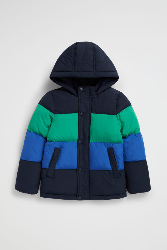 Colourblock Jacket  Midnight Blue  hi-res