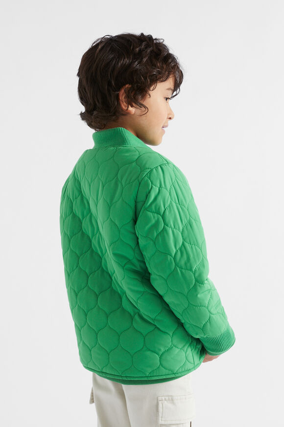 Quilted Bomber  Jade  hi-res