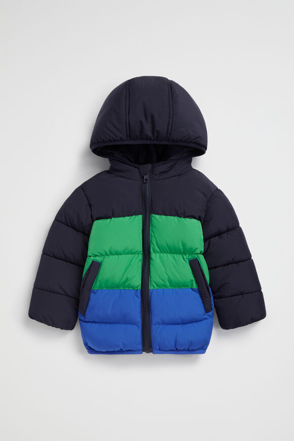 Colourblock Jacket  Midnight Blue  hi-res